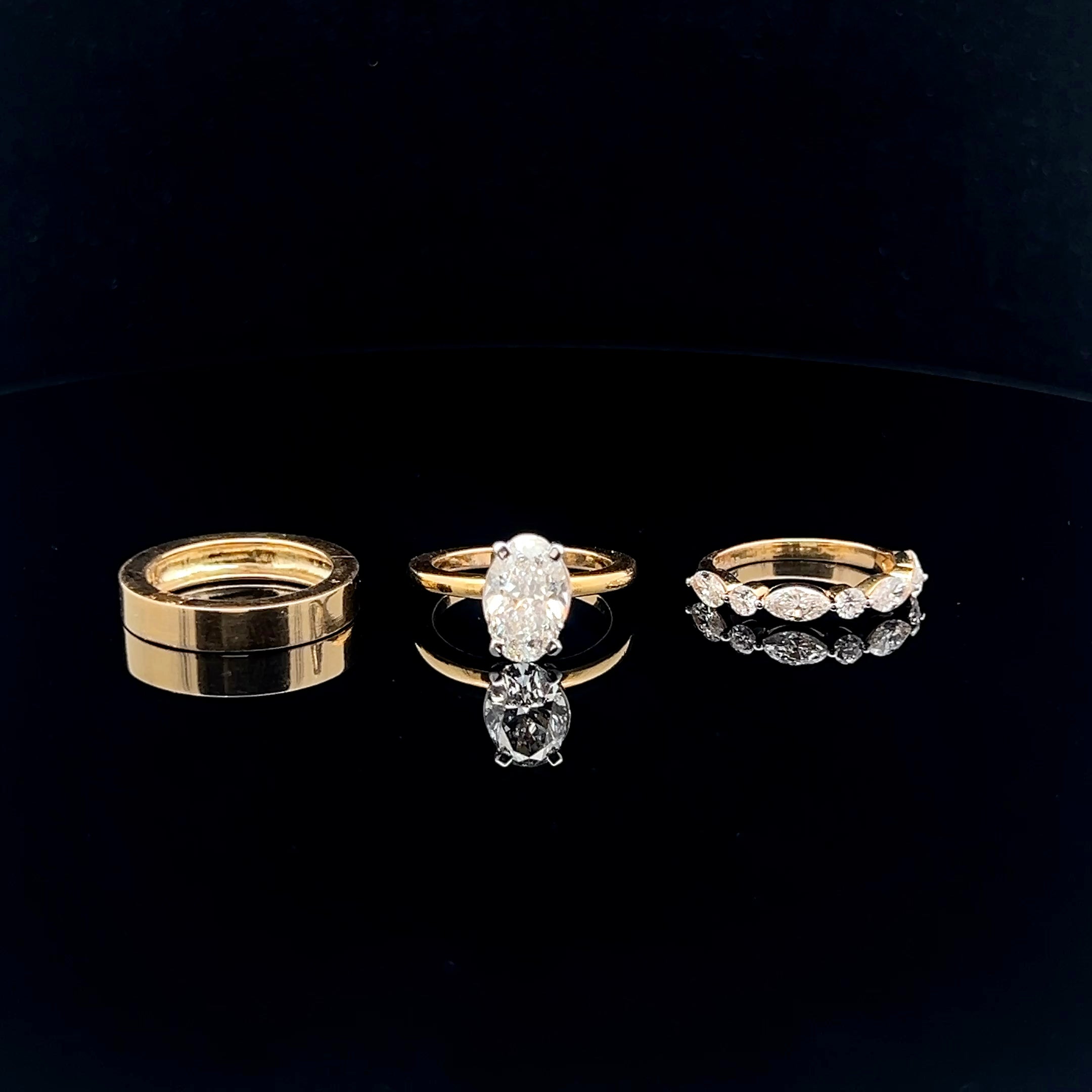 Exquisite Stack Ring Set